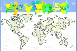 可丽世界地图拼图